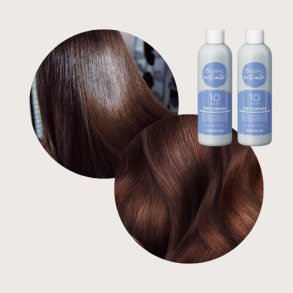 Bionic Color H�rfarve - 5/00 + 5/7 og 2 stk. 3% beize (m�rk brun chokolade med st�rk d�kkeevne)