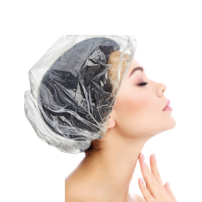 2 stk. Plastikhtter til hrfarvning