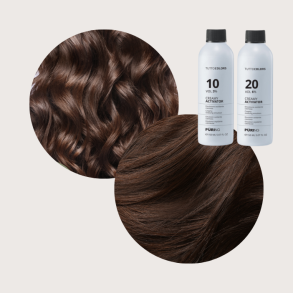 Flory Color H�rfarve - 66.0 + 6.7 og 3% + 6% beize (brun brun med ekstra st�rk d�kkeevne)