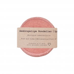 Pargaard Genbrugelige Rondeller 5 pk. Dark Nude