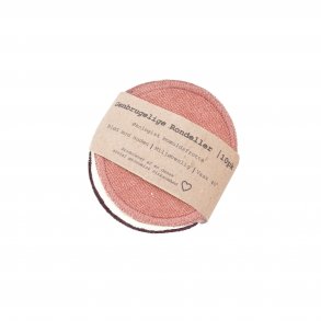 Pargaard Genbrugelige Rondeller 10 pk. - Naturhvid, Dark Nude & Deep Purlple 