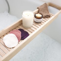 Pargaard Genbrugelige Rondeller 10 pk. - Naturhvid, Dark Nude &amp; Deep Purlple 