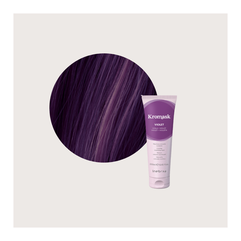 Inebrya Color Hrfarve - 6/20 (brun violet) + Inebrya Kromask - Violet